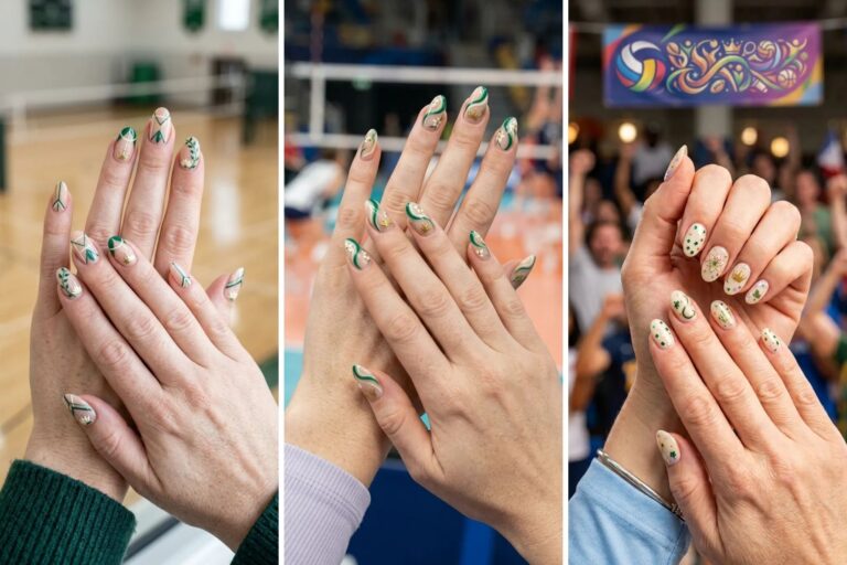17 Volleyball Nails for a Fun Weekend Tournament