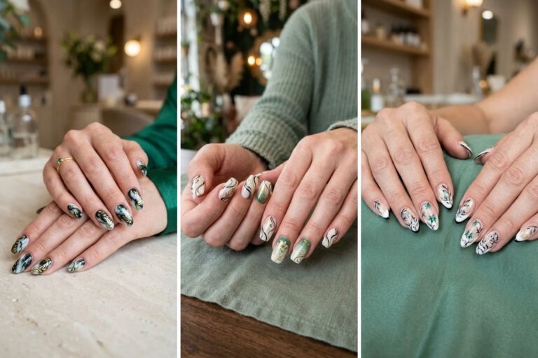14 Halloween Nail Designs Black and White with Beautiful Contrast Details