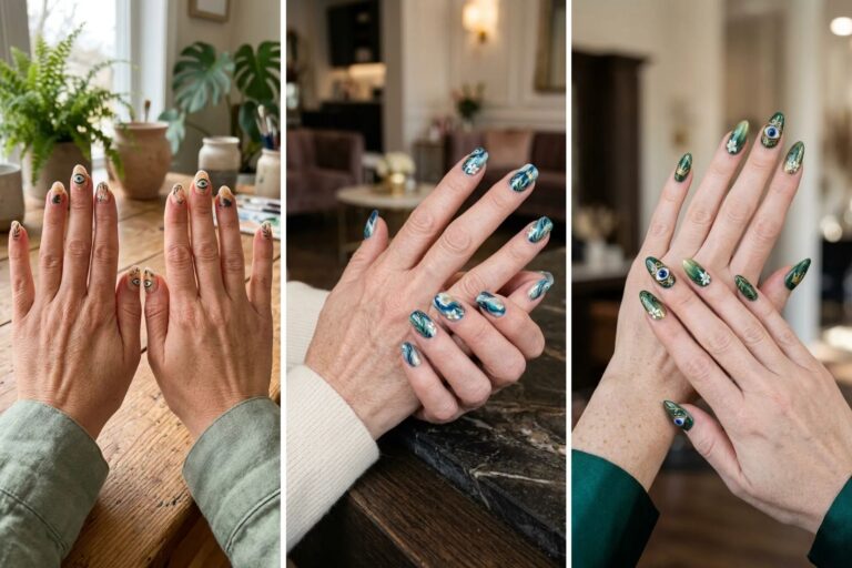 15 Evil Eye Nails for a Modern Mystical Vibe