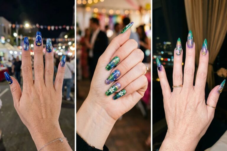 15 Firework Nails for a Sparkling Celebration Look