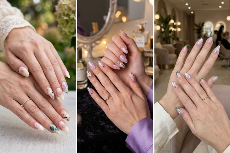 15 Halloween Nail Designs Pink with Pastel Seasonal Accents