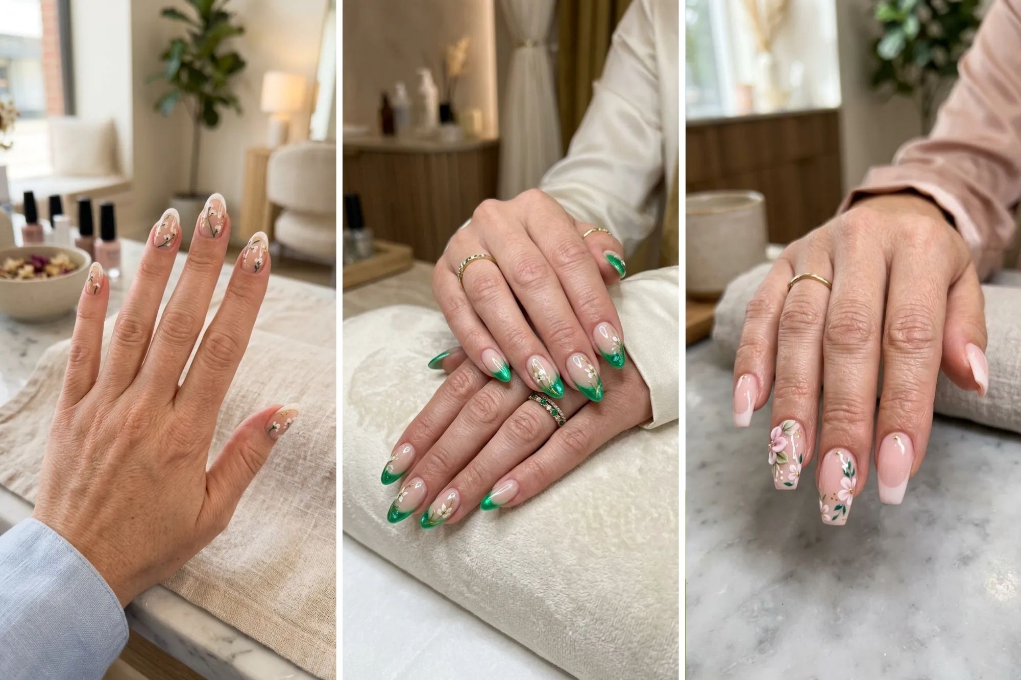 16 Christian Nails Designs with Dainty Floral Accents