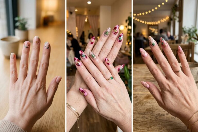 16 Pink Checkered Nails to Add Charm to Your Manicure