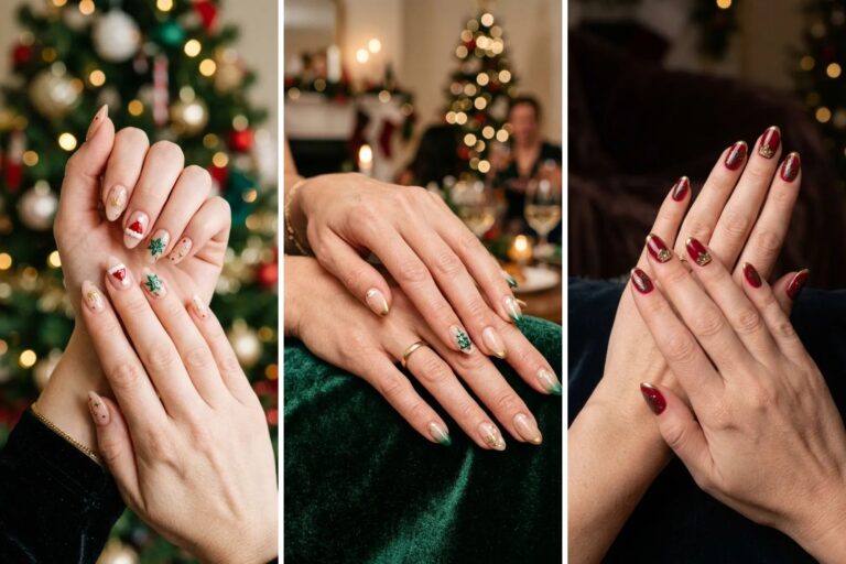 17 Christmas Nails Designs for Christmas Party Style