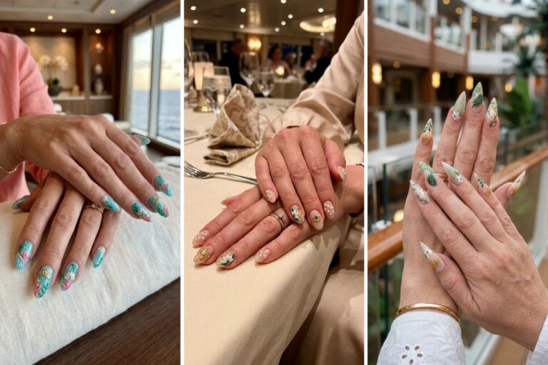 17 cruise nails ideas for a dreamy seaside getaway