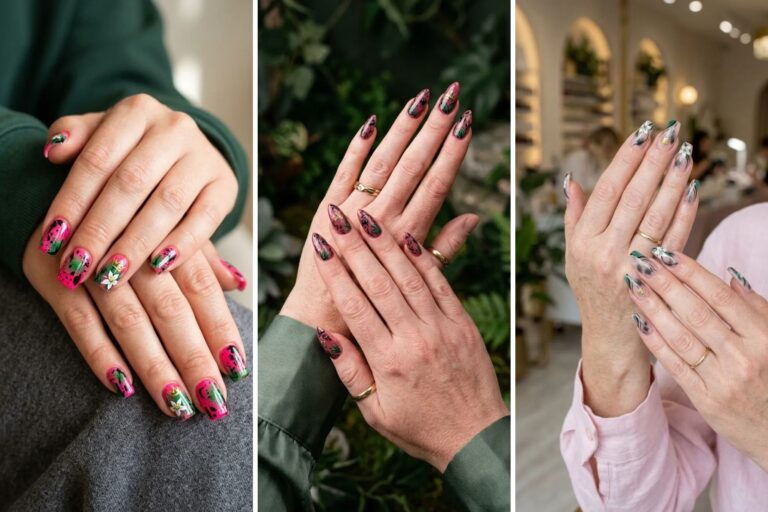 18 Pink Grunge Nails with a Trendy Alternative Feel