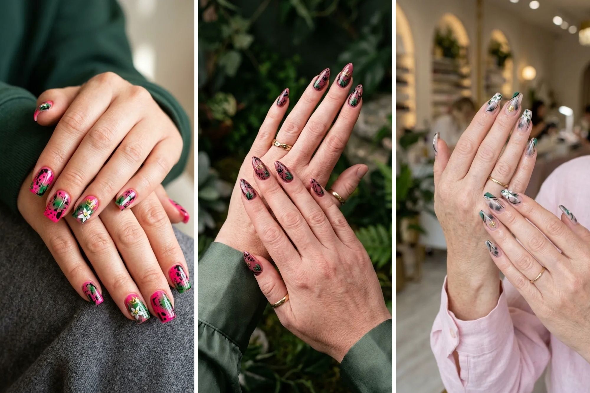 18 Pink Grunge Nails with a Trendy Alternative Feel