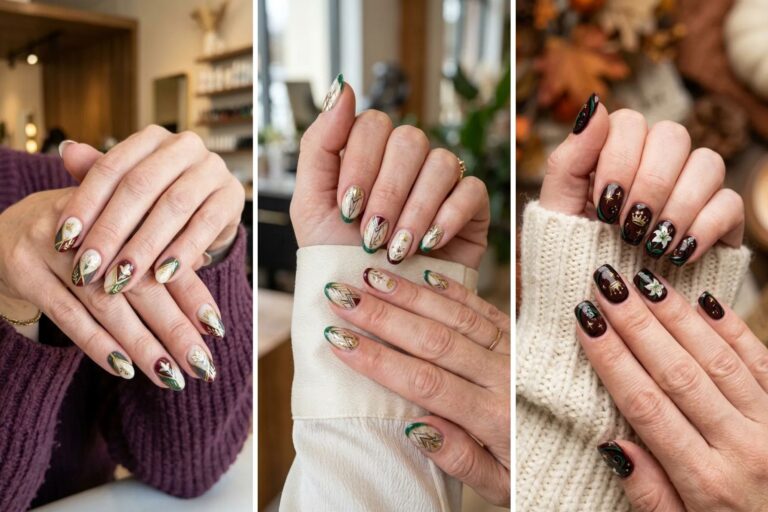 15 Scream nails with Eerie-Inspired Patterns