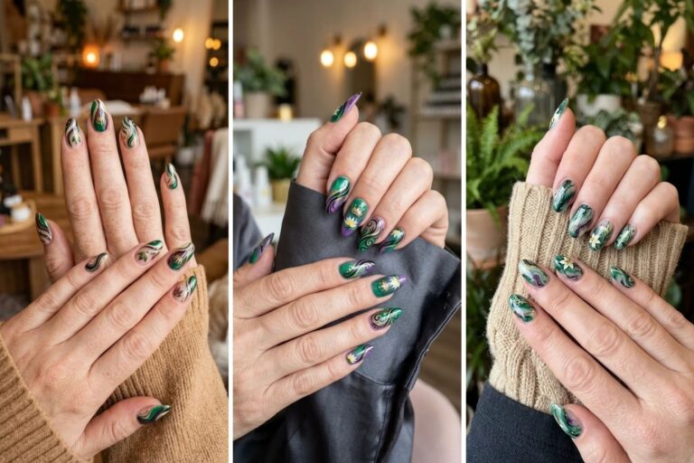 16 Beetlejuice nails with Fun Patterns and Details
